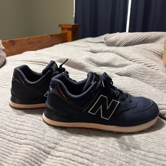New Balance 574 Navy - Picture 7 of 7